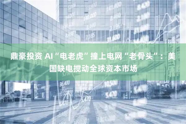 鼎豪投资 AI“电老虎”撞上电网“老骨头”：美国缺电搅动全球资本市场